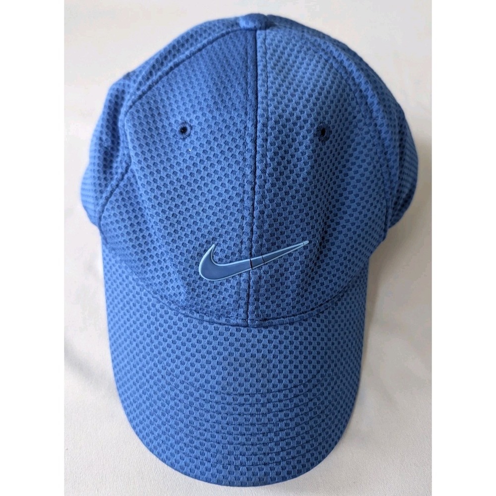 Nike Legacy 91 Dri-FIT Blue Mesh Golf Hat Adjustable Swoosh Cap